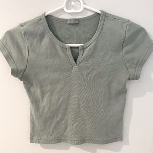 Brandy Melville Green Tee